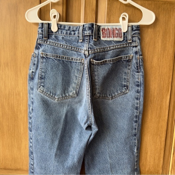 Vintage Bongo High Waisted 100% Cotton Jeans - Picture 3 of 5
